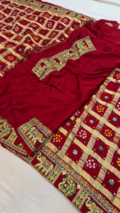 Traditional Gharchola Saree (F)