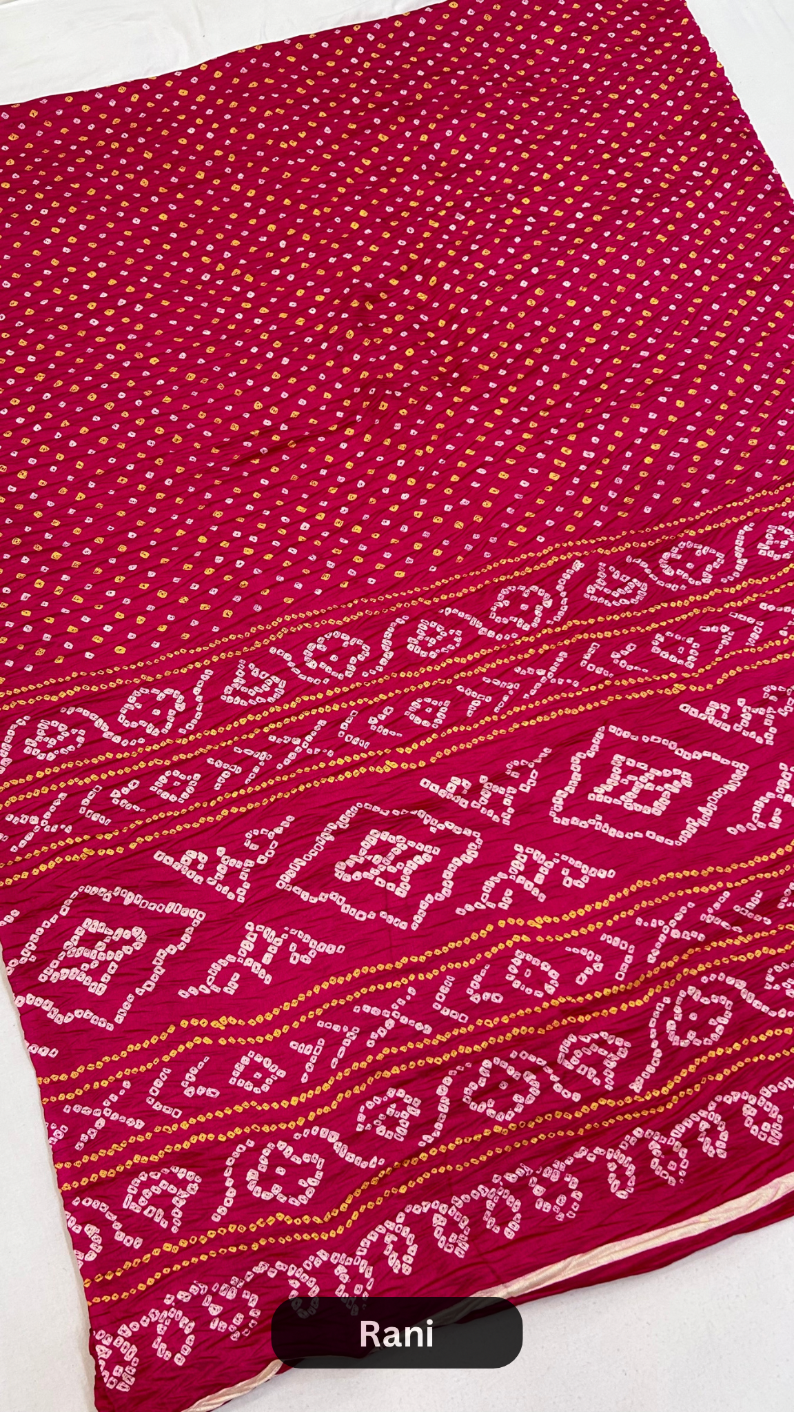 Kutchi Bandhani Saree (Ek Dano Crush)