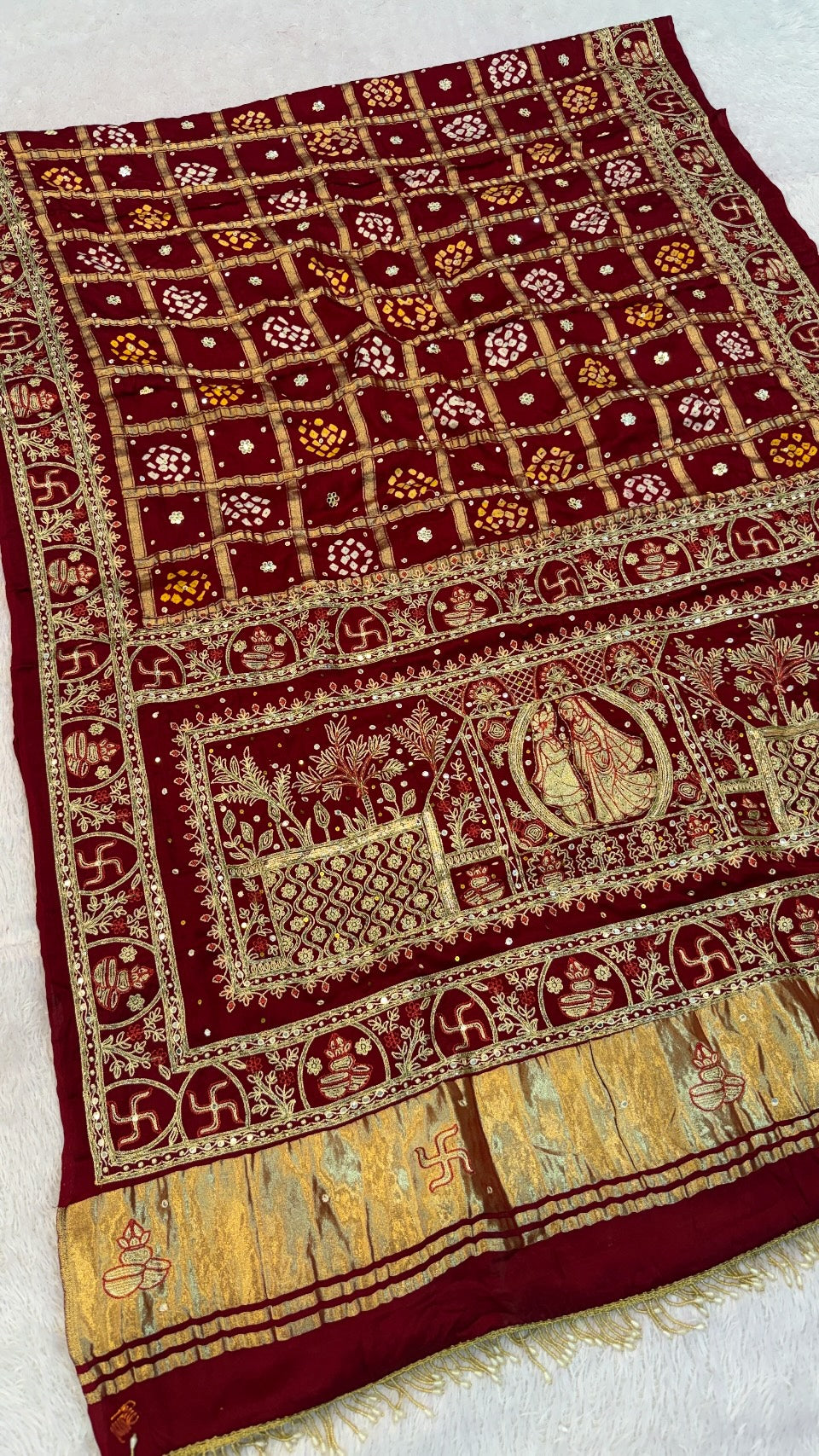 Traditional Gharchola Saree - 4062