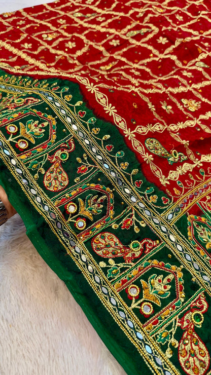 Kutchi Gharchola Saree (Mayura 🦚)