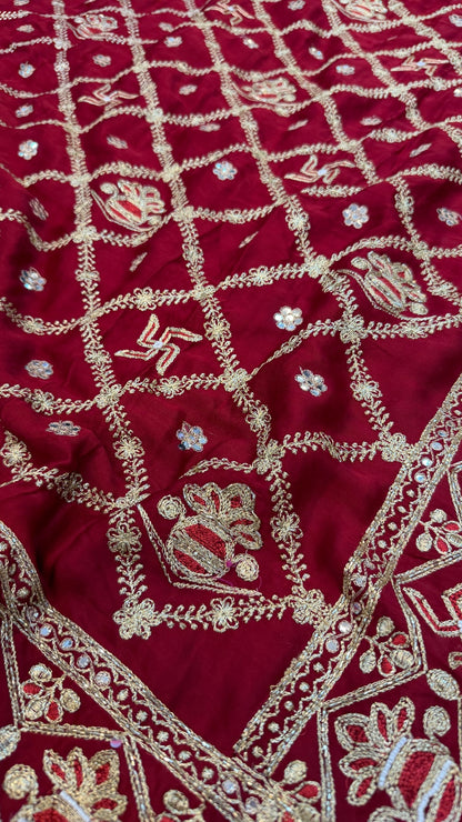 Gharchola Saree (Swastik X Kumbh)