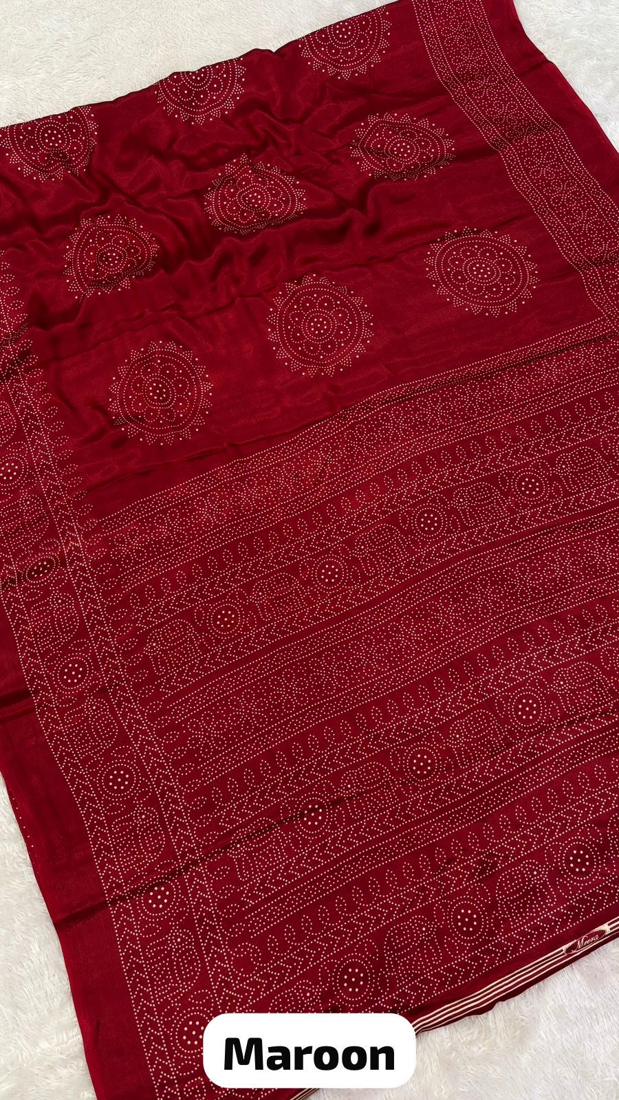 Airawat Kutchi Bandhani Saree