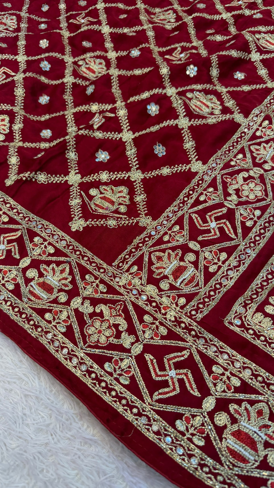 Gharchola Saree (Swastik X Kumbh)