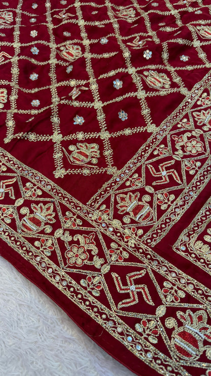 Gharchola Saree (Swastik X Kumbh)