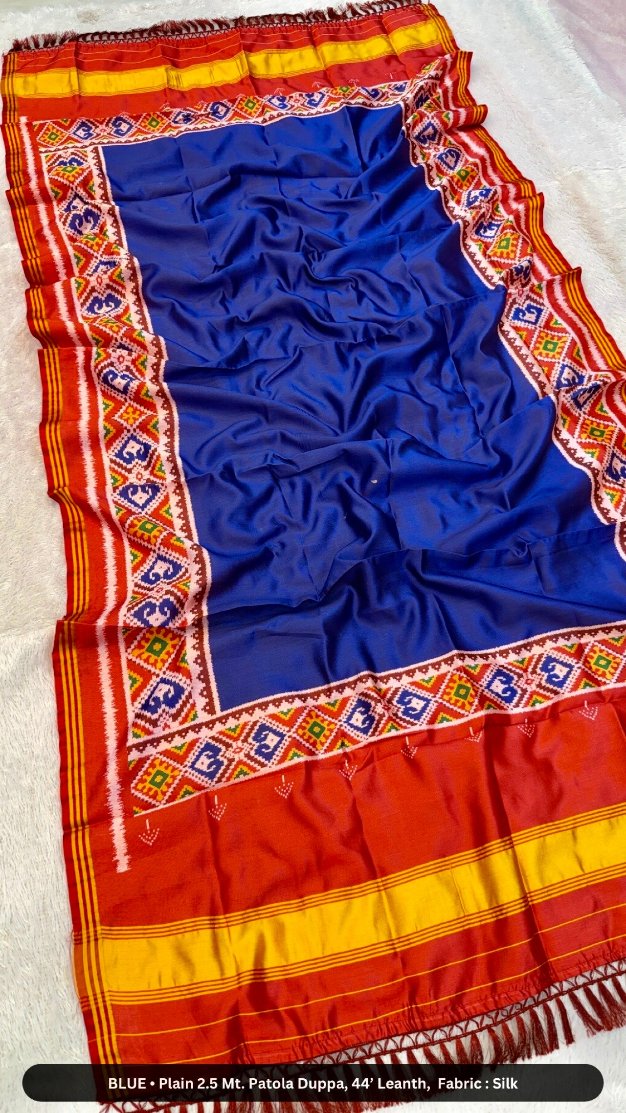Pure Look Plain Patola Duppta