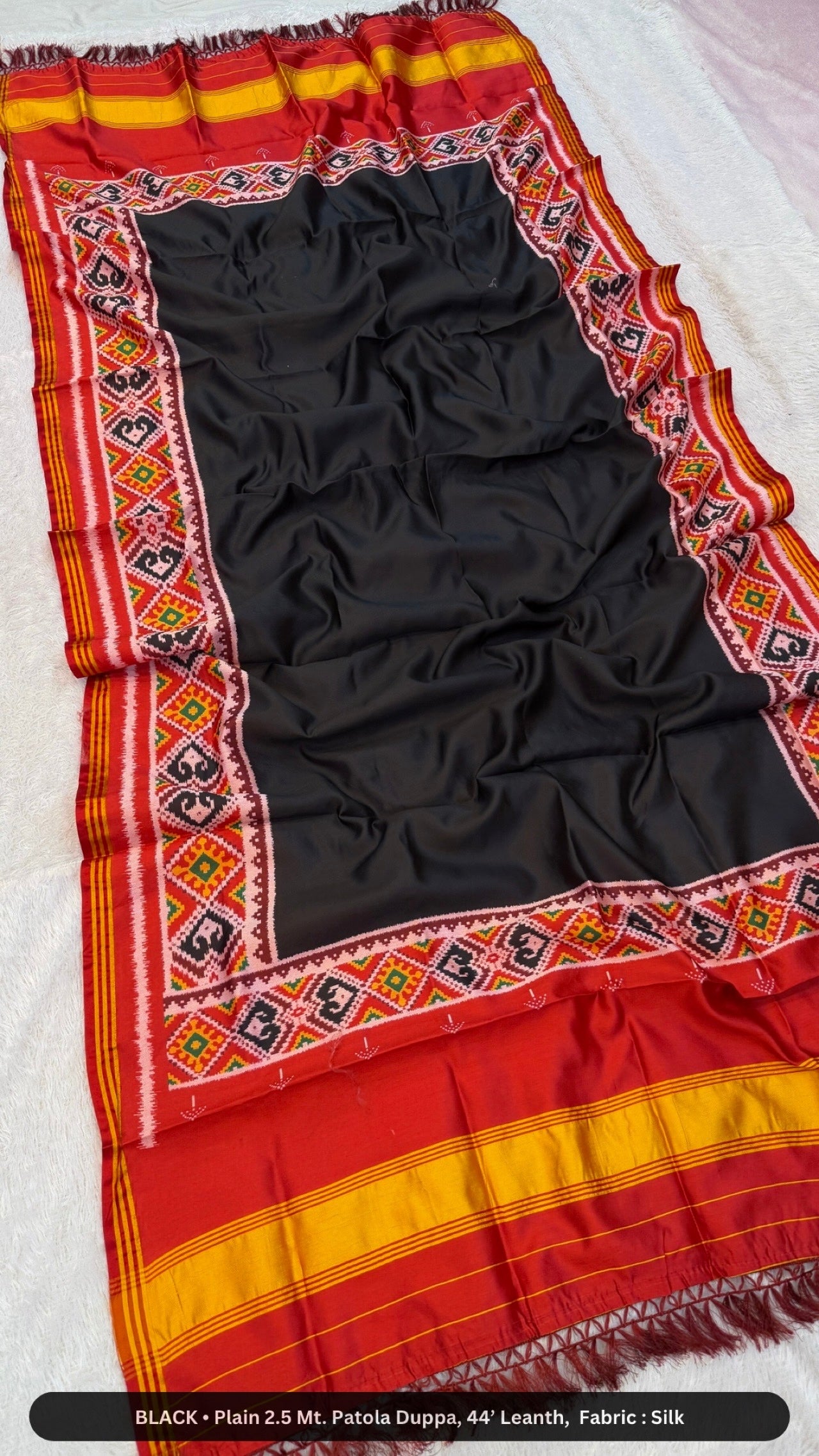 Pure Look Plain Patola Duppta