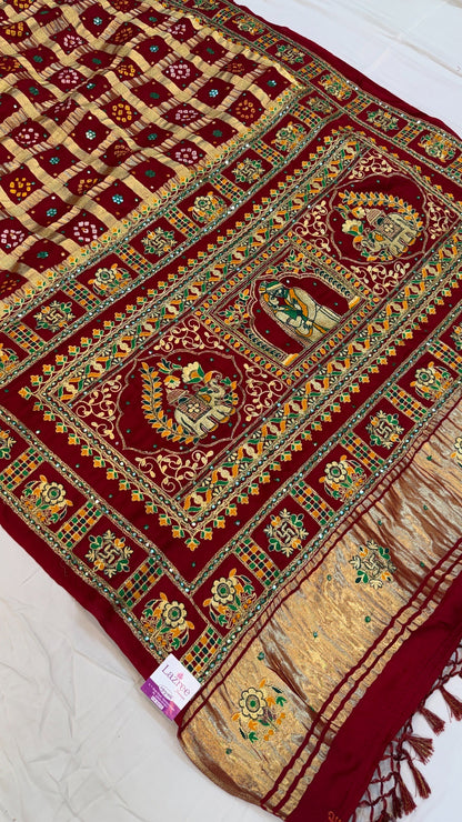 Traditional Gharchola Saree (I)