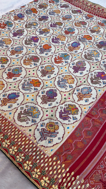 Tradition Patola Saree with Heavy Border