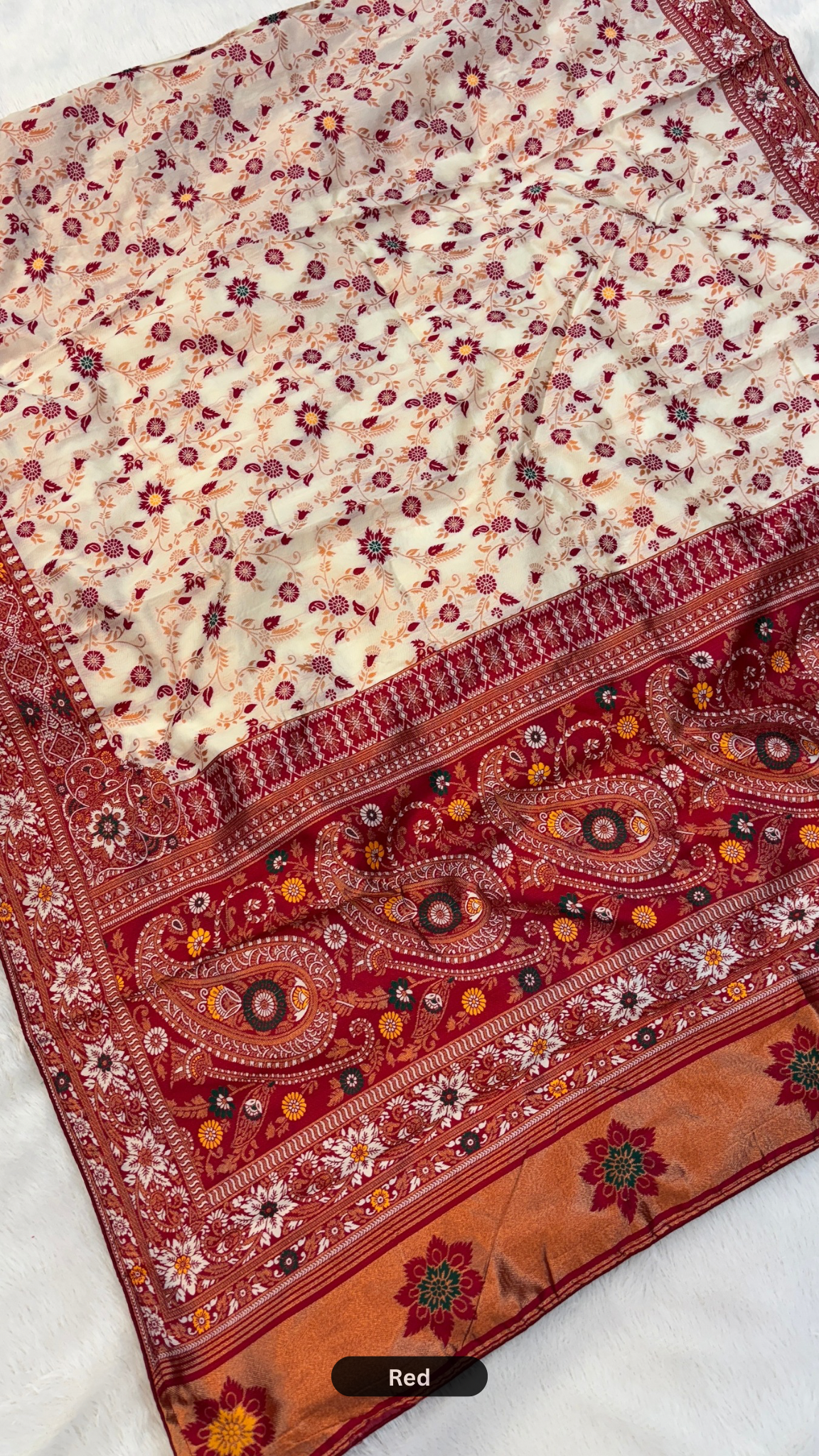 Soft Silk Rajwadi Saree (Heavy Jaal)