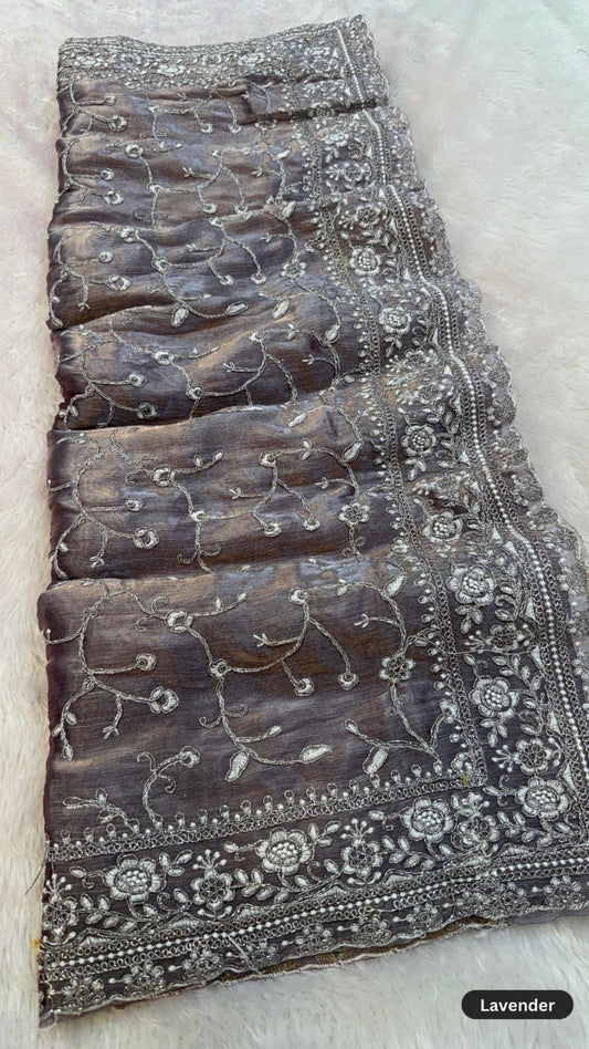 Party Wear Tissu Saree SALE