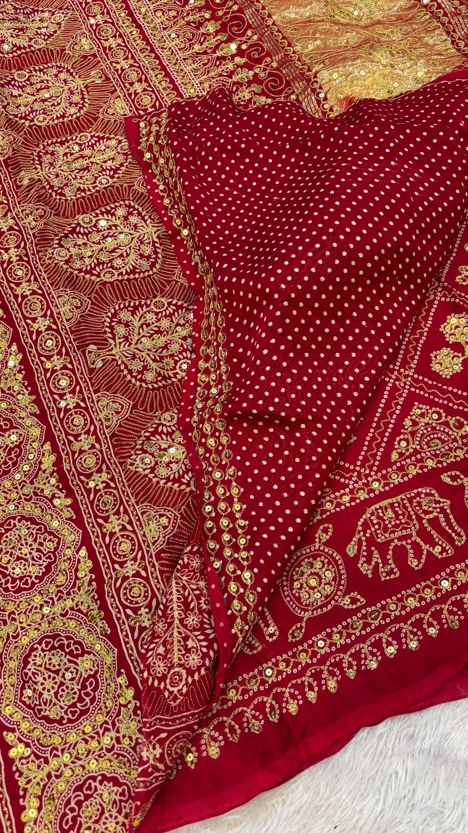 SvarṇaVastra :- Untouched and Sacred Saree with Sequence Work