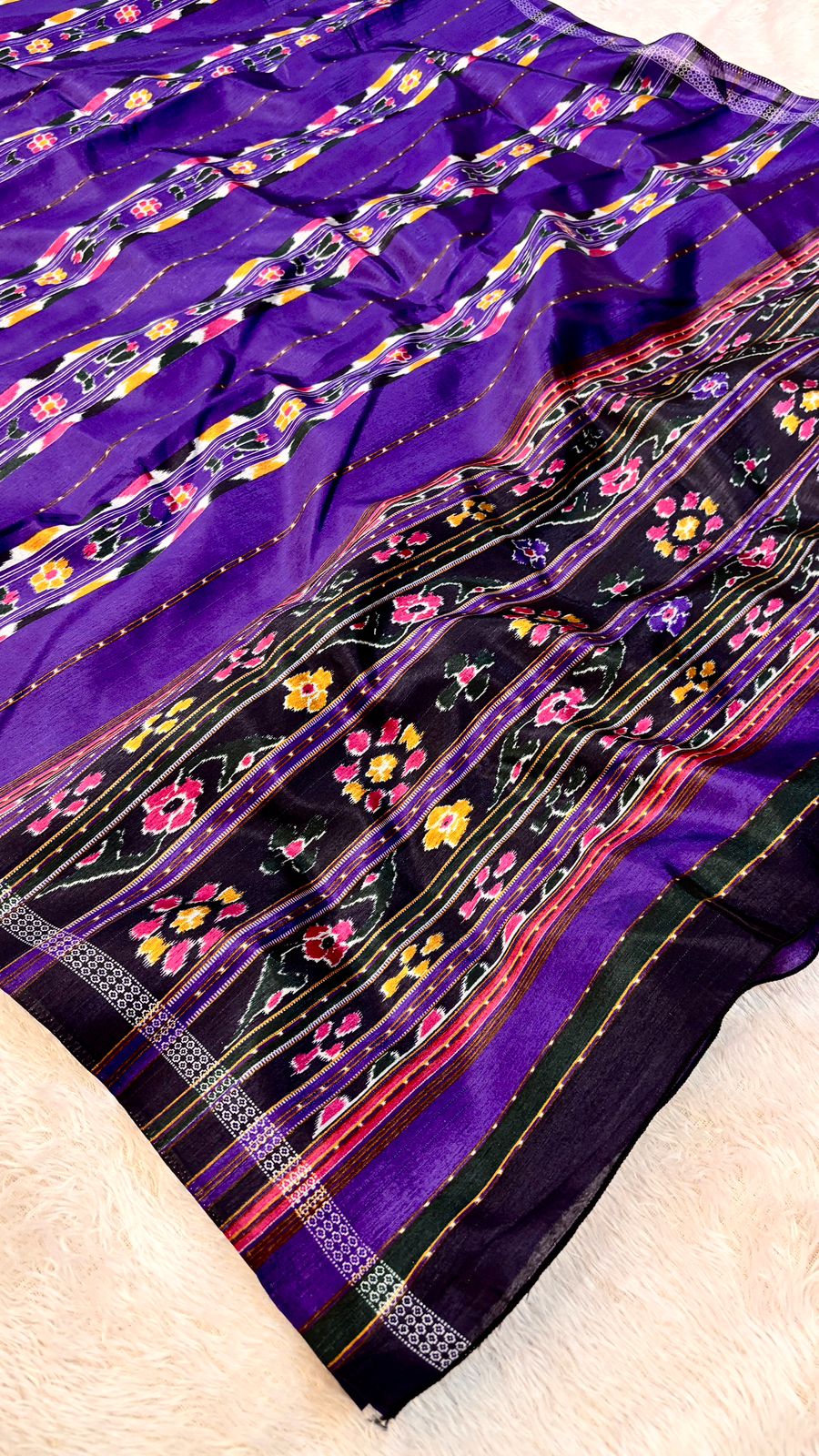 Authentic Purpal Patola Saree