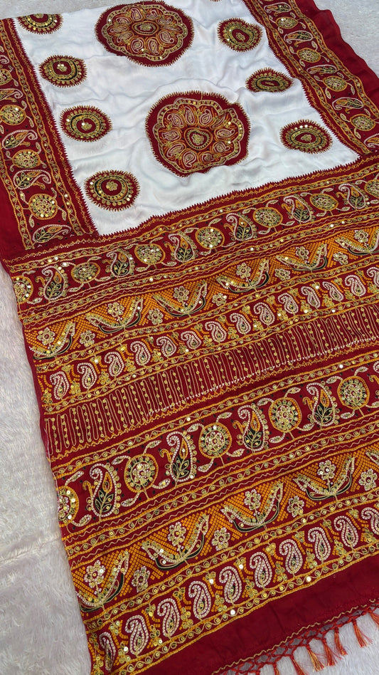 Boutique Heritage Sequence Saree