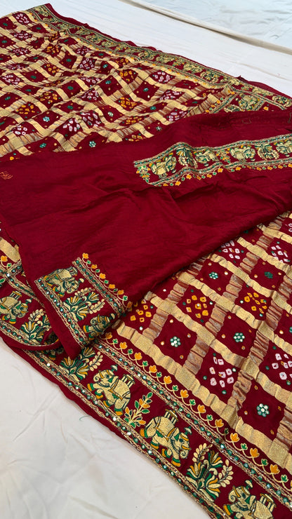 Traditional Gharchola Saree (G)