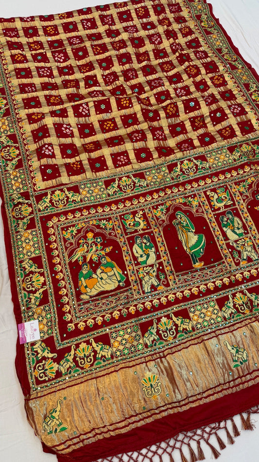 Traditional Gharchola Saree (J)