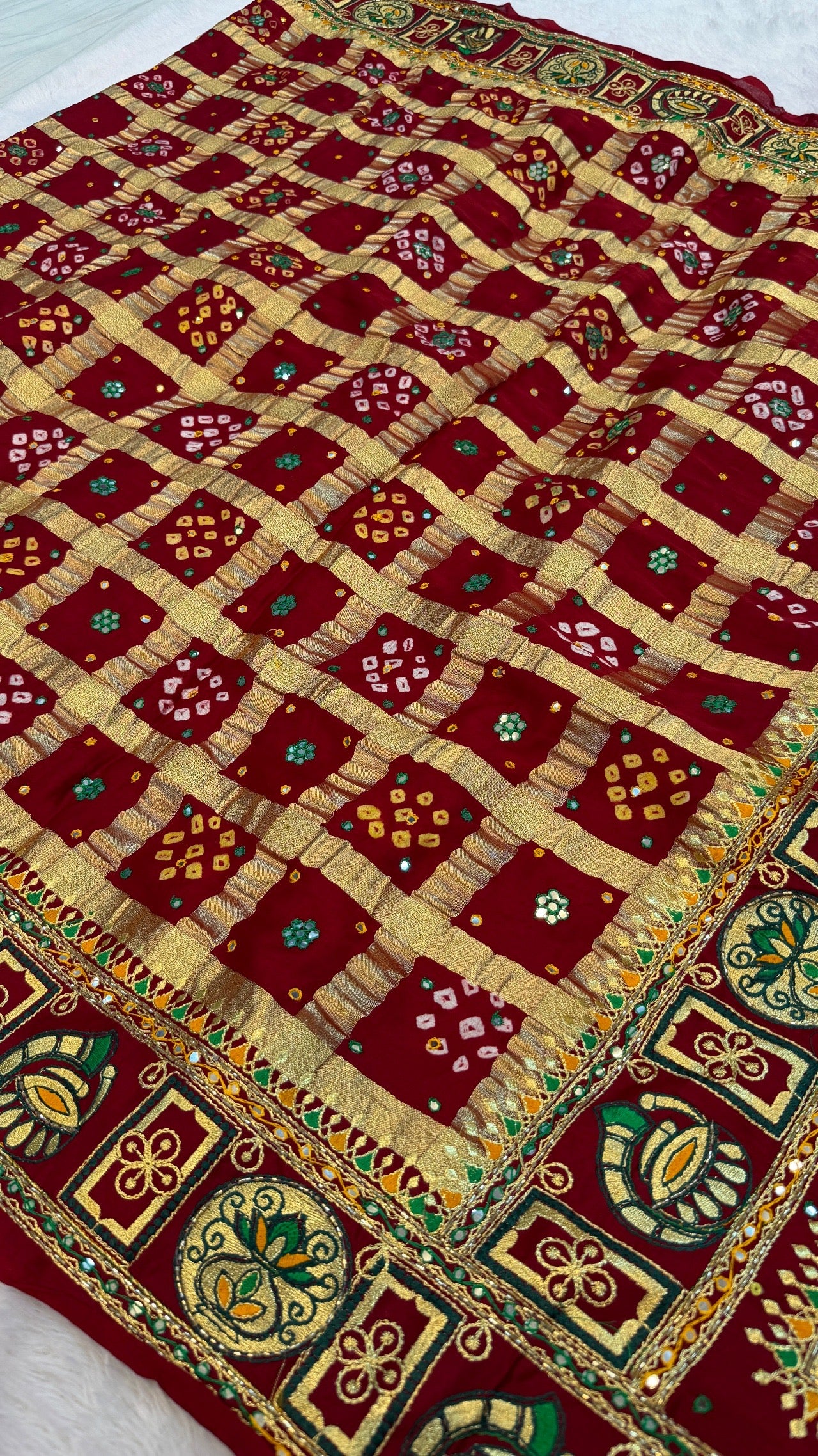 Traditional Gharchola Saree (E.)