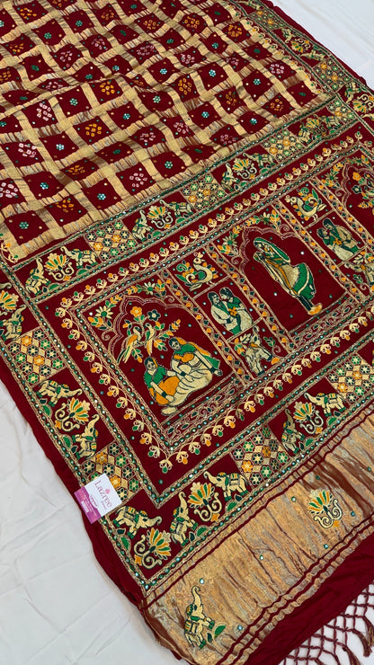 Traditional Gharchola Saree (J)