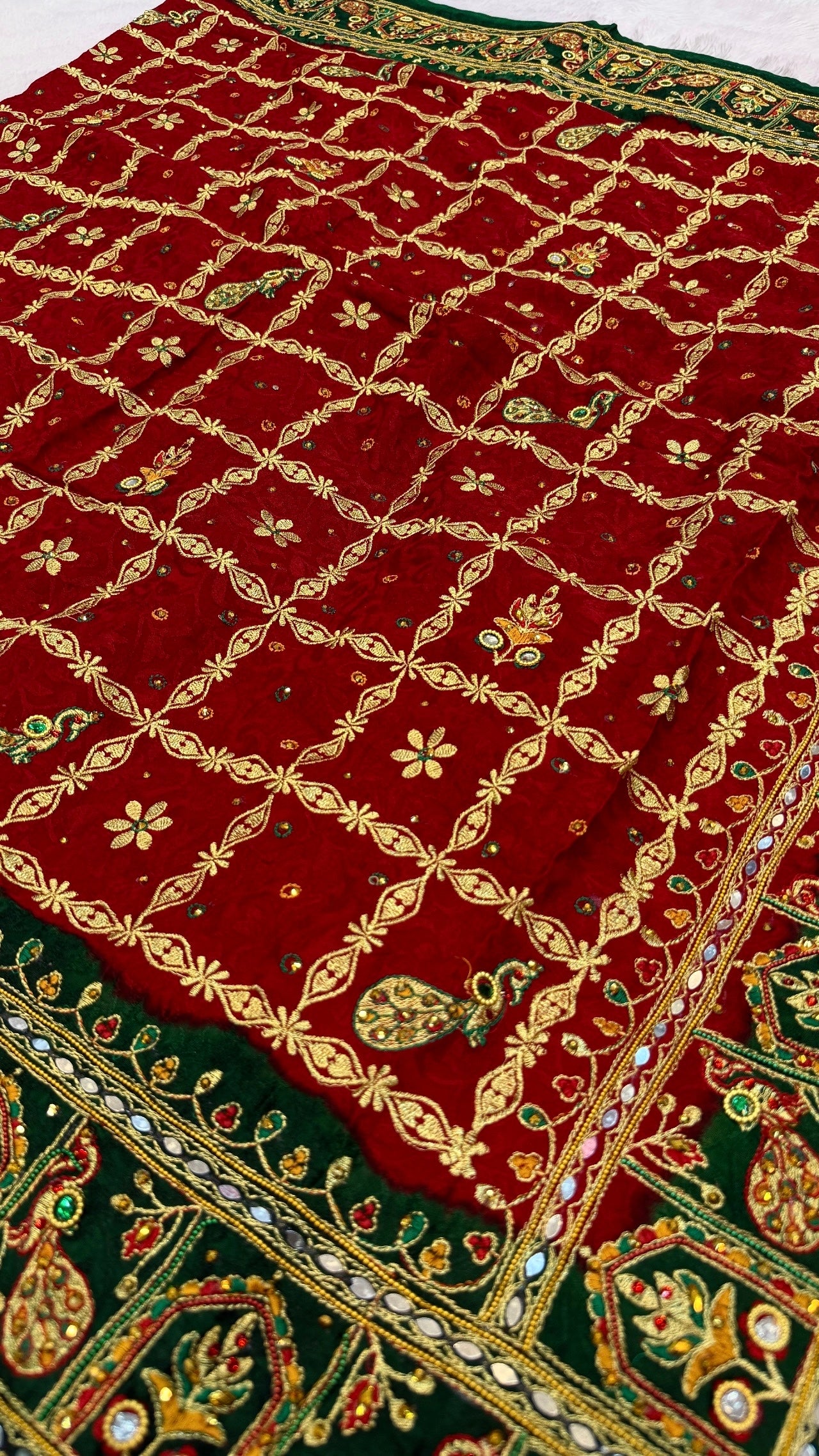 Kutchi Gharchola Saree (Mayura 🦚)