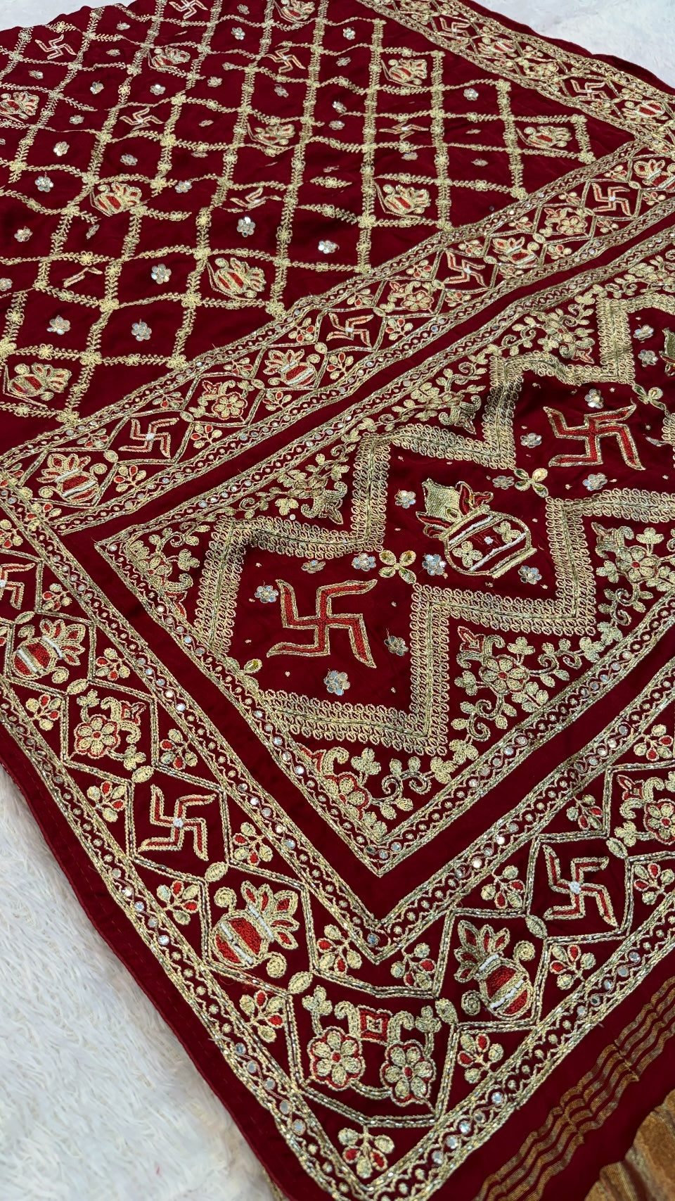 Gharchola Saree (Swastik X Kumbh)