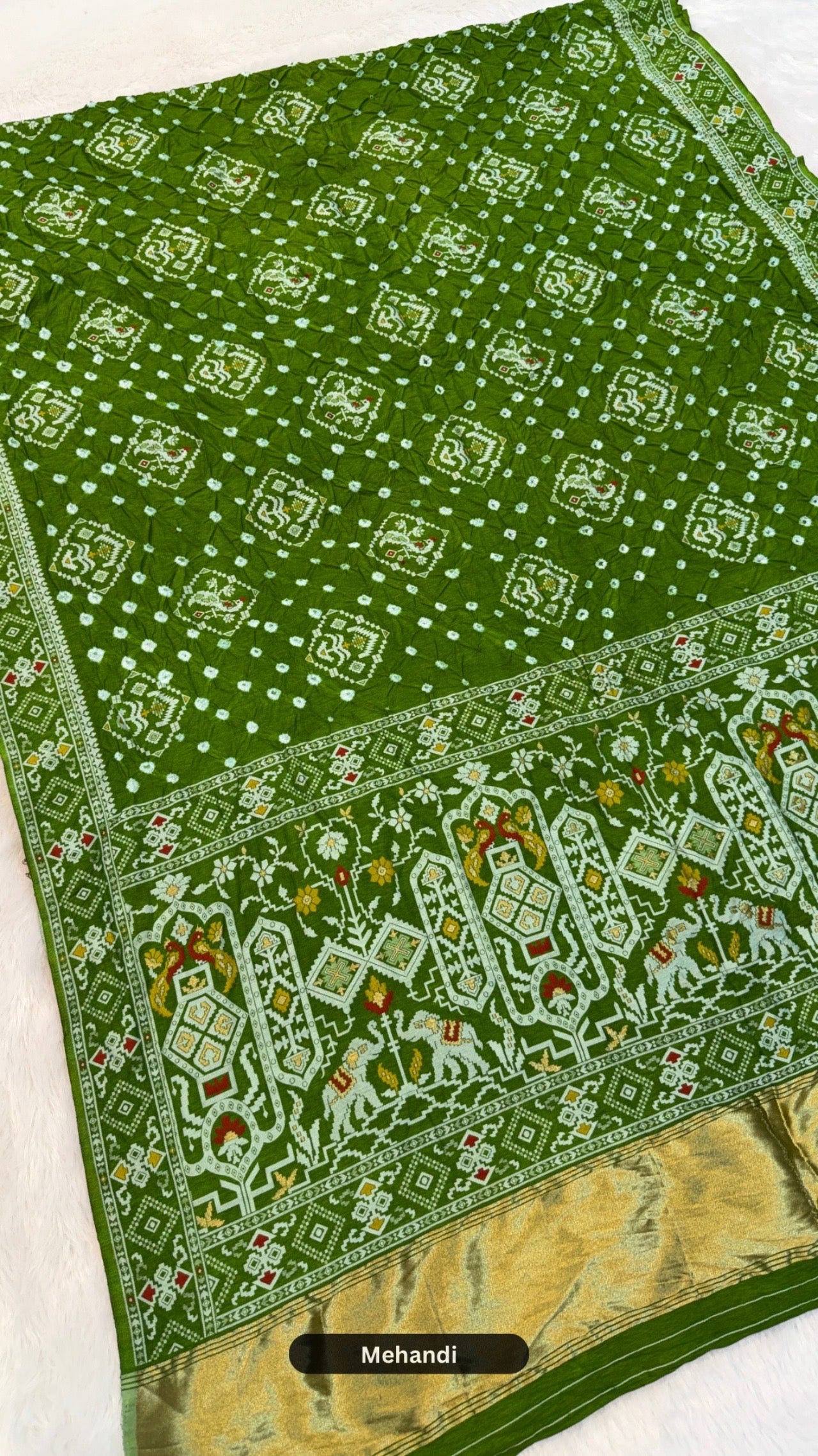 Kutchi Real Bandhej X Patan Patola Saree