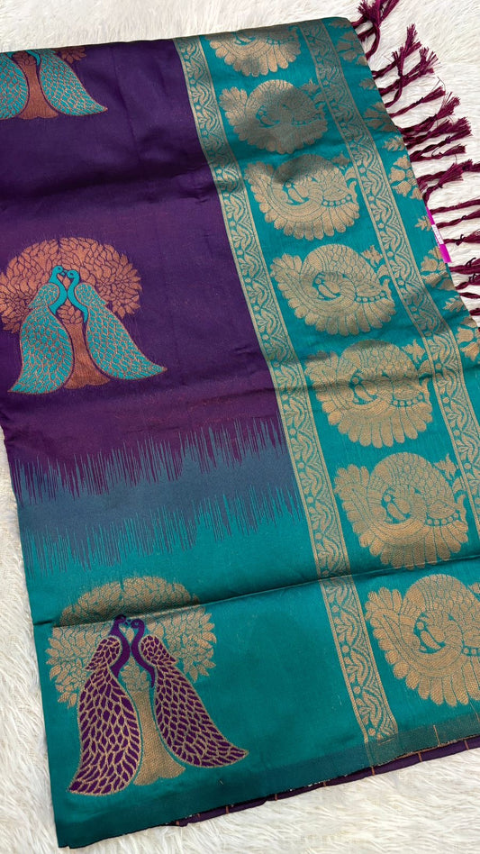 Rakhi Soft Silk Weaving Saree 19