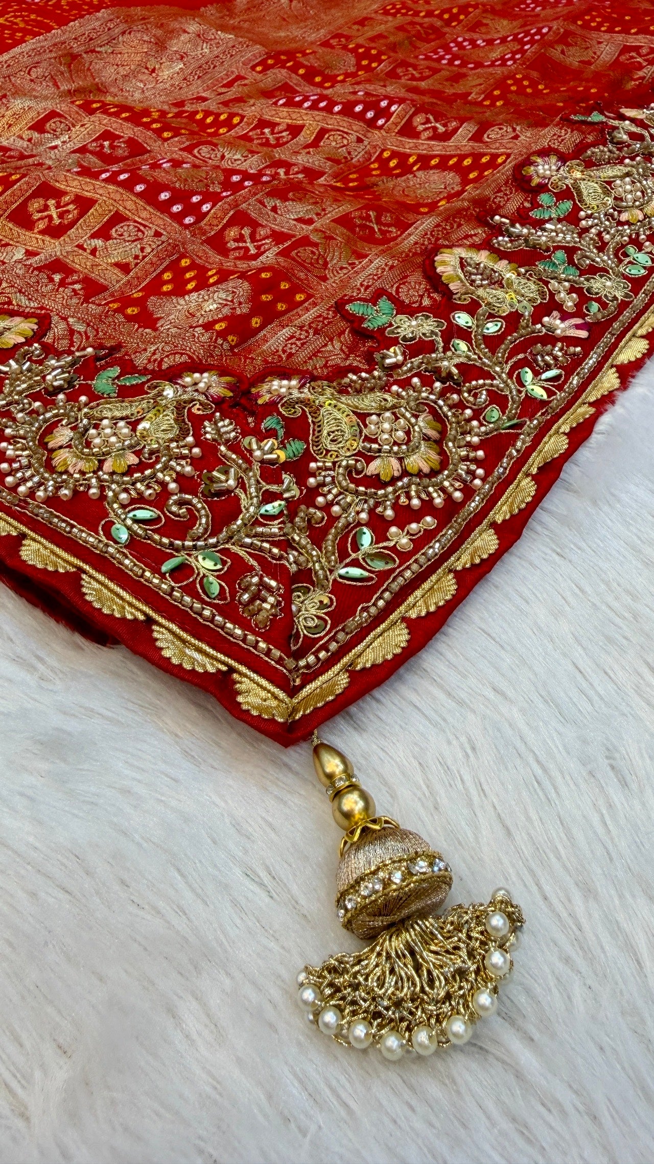 Laal Pari - The Handloom Atelier Handwork Saree (Vol.02)