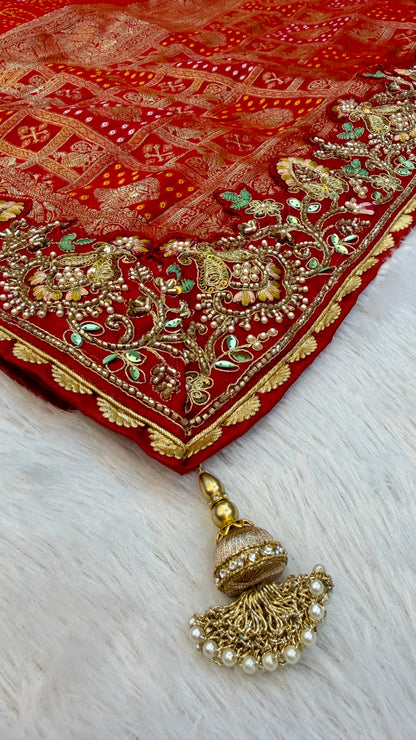 Laal Pari - The Handloom Atelier Handwork Saree (Vol.02)