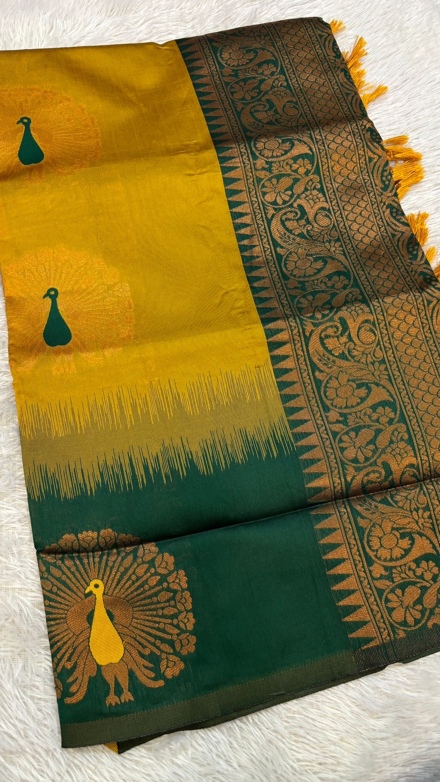 Rakhi Soft Silk Weaving Saree 9