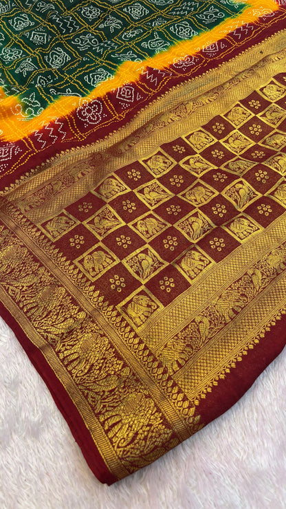 Royal Banarasi 3D Gharchola Saree