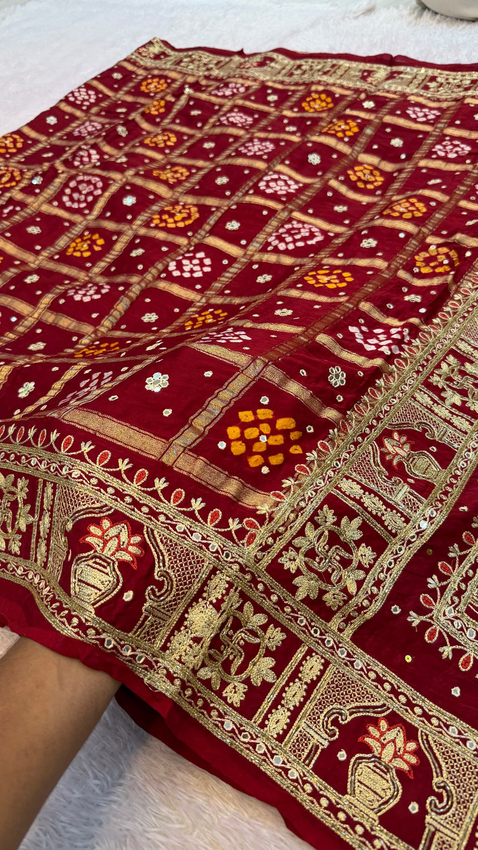 Traditional Gharchola Saree - 4001