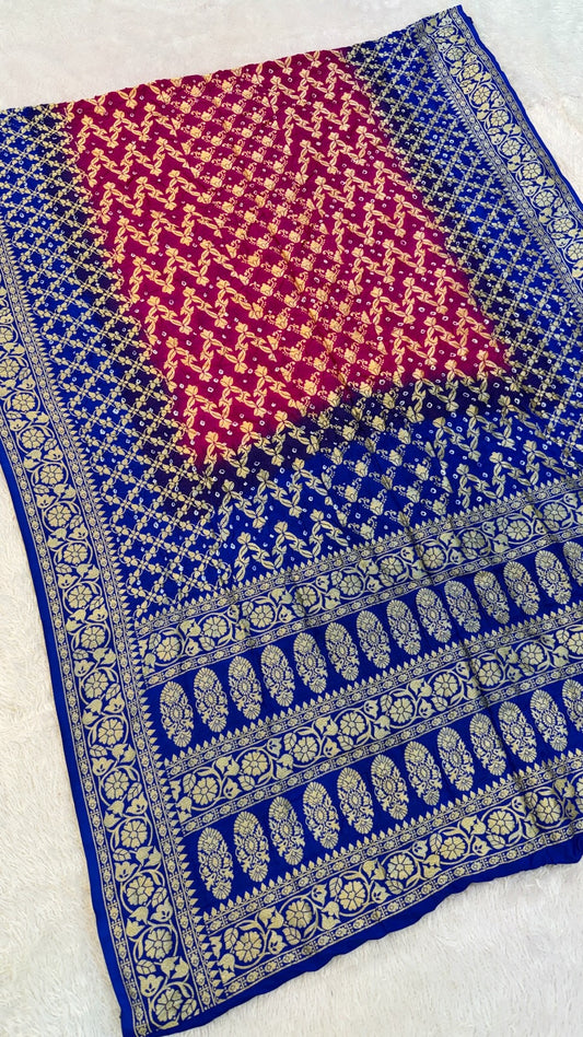 Hand Bandhani Saree SALE : 06