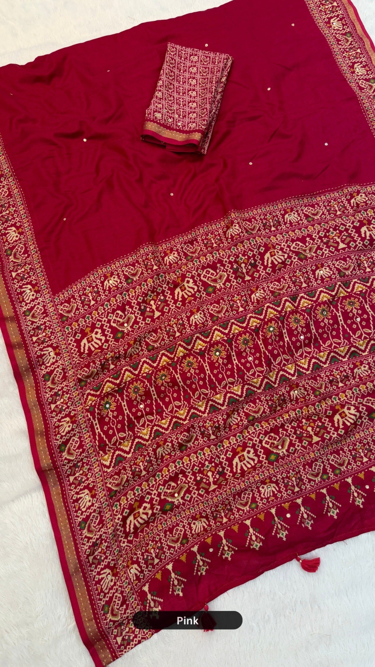 Trending Mul Cotten Mirror Work Saree SD2