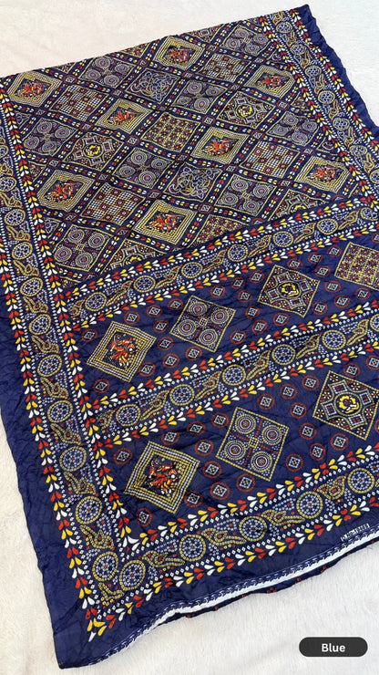 Kutchi Bandhanj Crush Saree