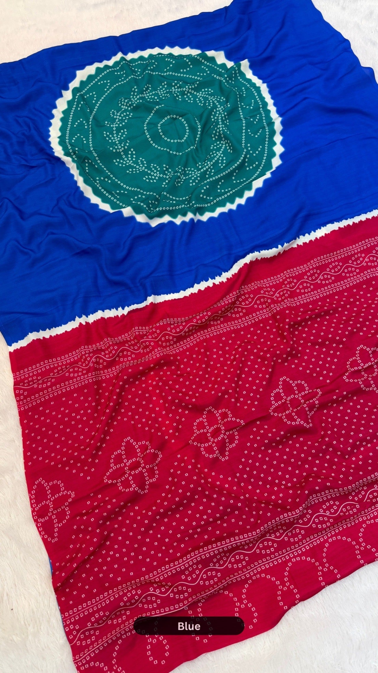 Kutchi Colorful Kusambo Saree (Most Trending)