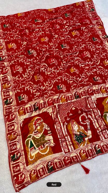 Maharani Mehfil : A Palace Woven into Six Yards.