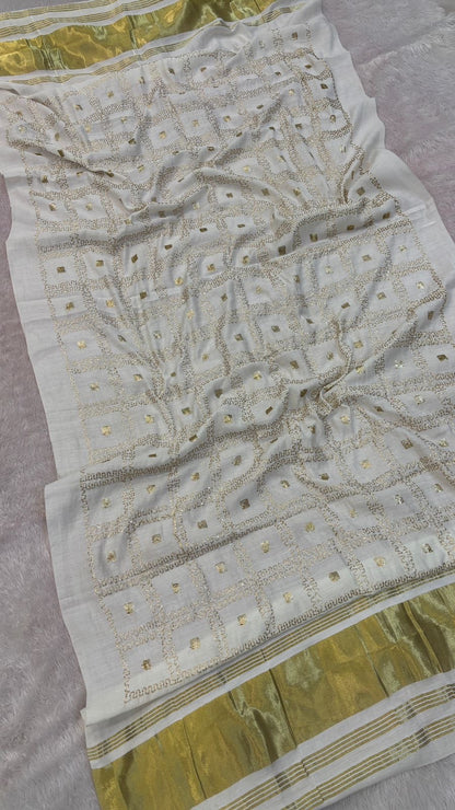 Sequence Work Duppta with Lagadi Patta (ONE DAY SALE)