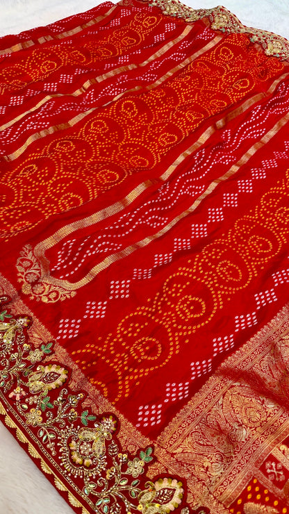 Laal Pari - The Handloom Atelier Handwork Saree (Vol.02)