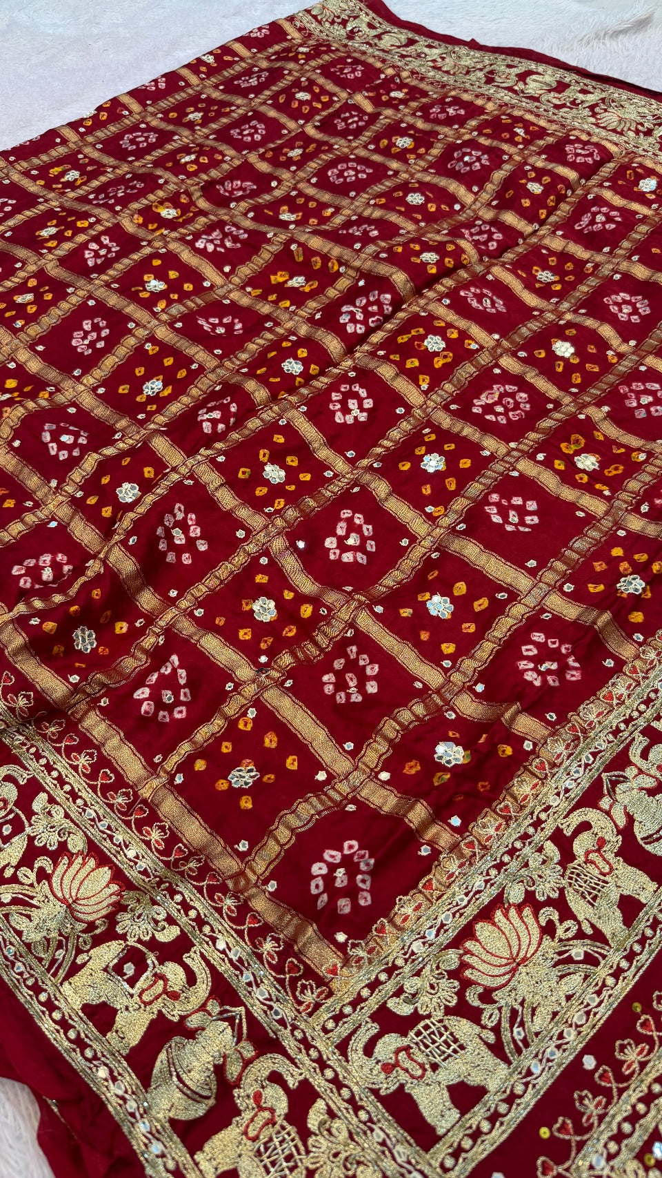 Traditional Gharchola Saree - 4002