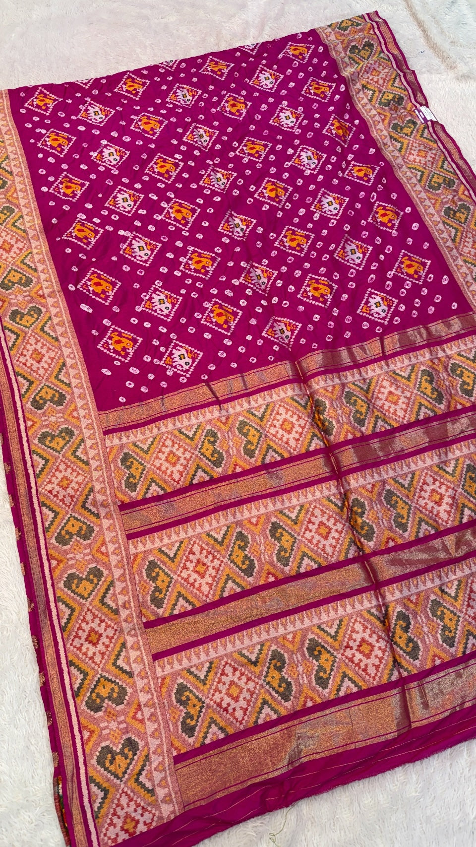 Hand Bandhani Saree SALE : 14