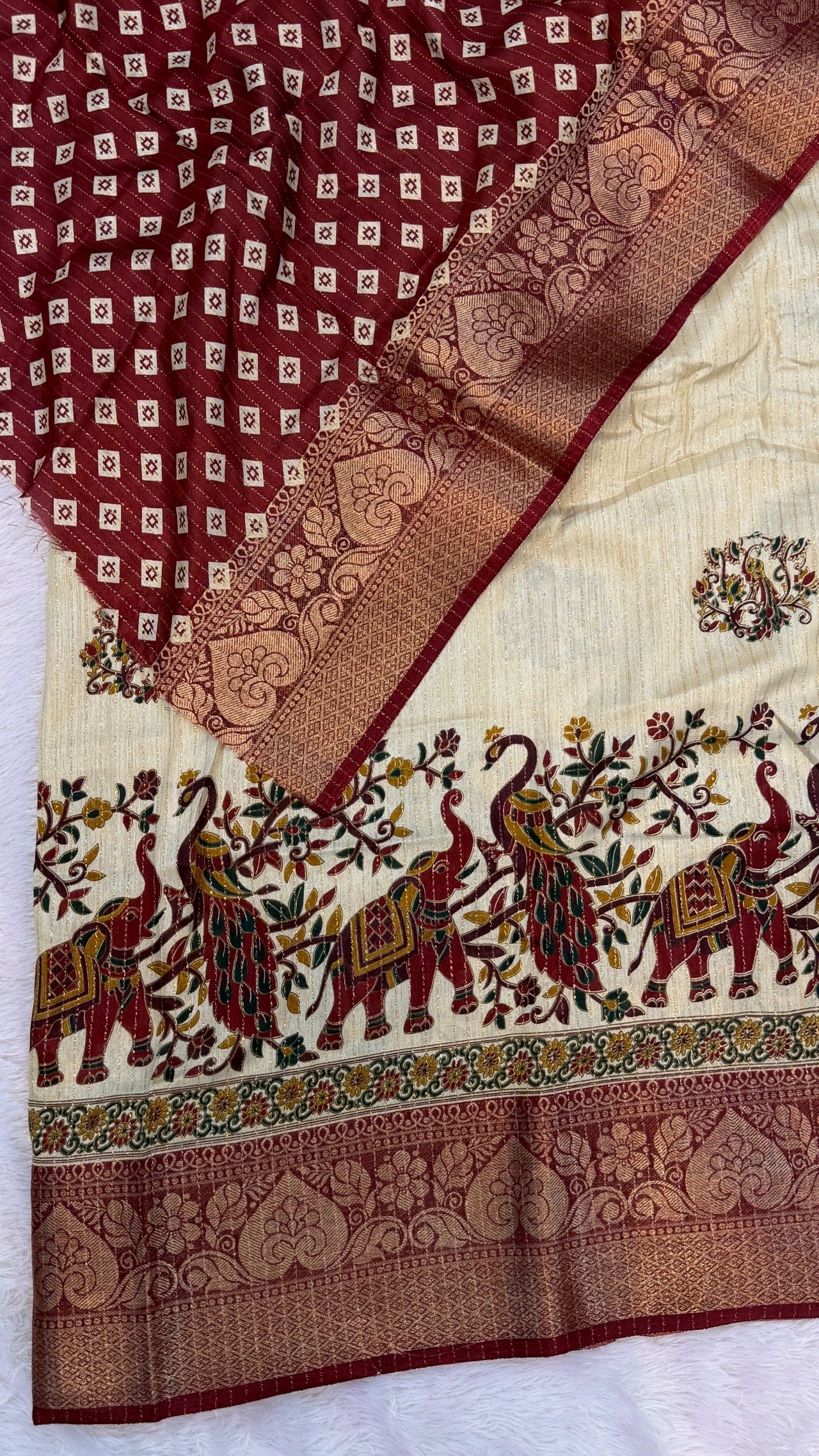 Rajawadi Look Saree AFb
