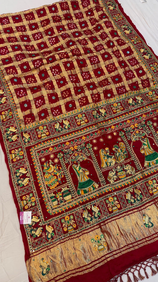 Traditional Gharchola Saree (B)