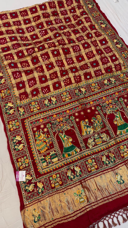 Traditional Gharchola Saree (B)