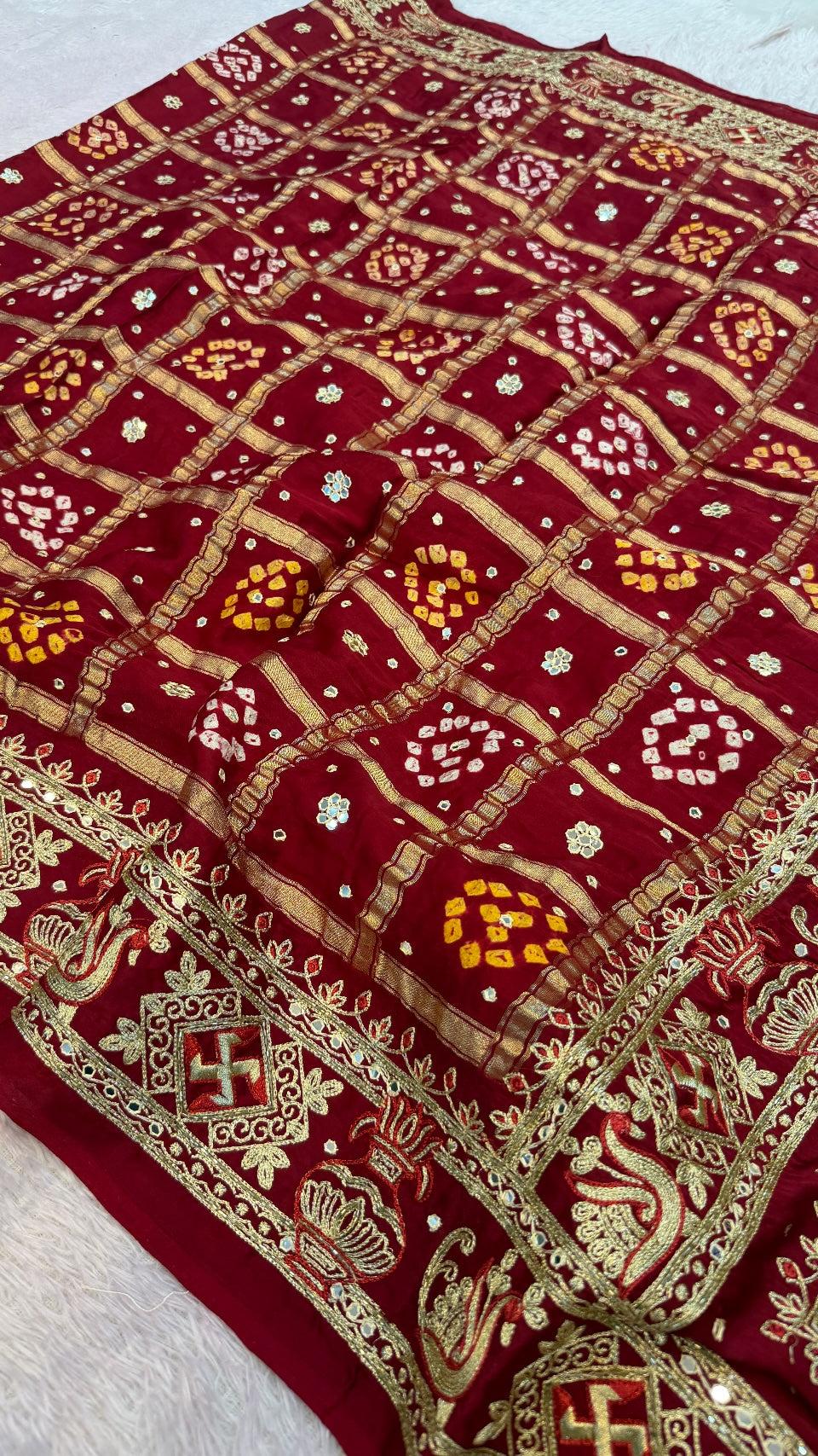 Traditional Gharchola Saree - 4060
