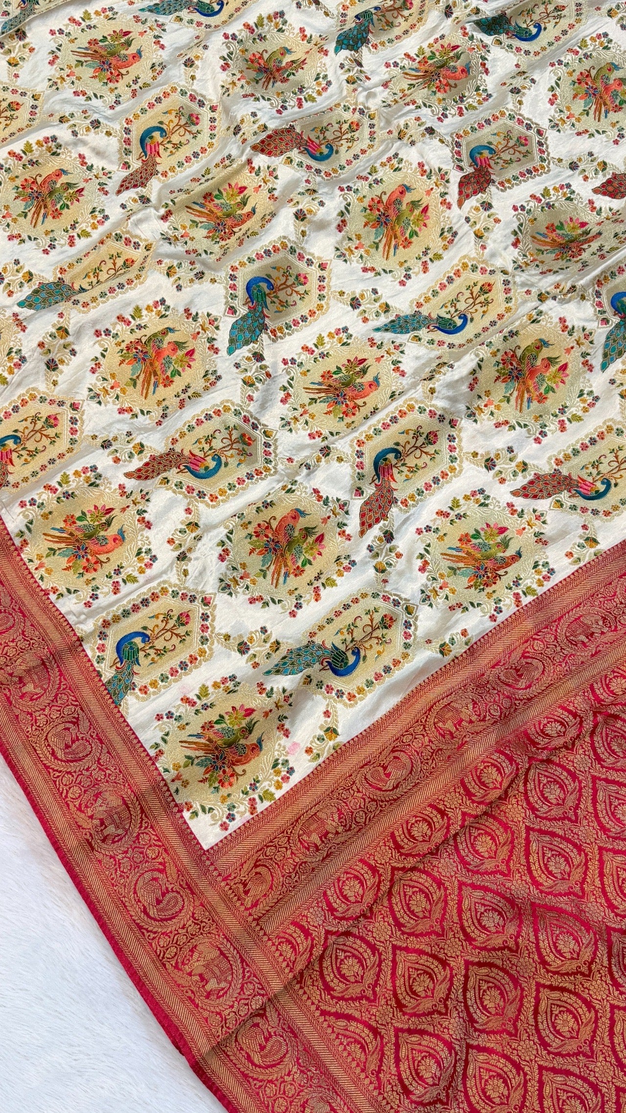 Pure Banarasee Rajawadi Silk Saree