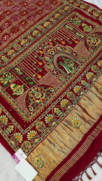 Traditional Gharchola Saree (G.)