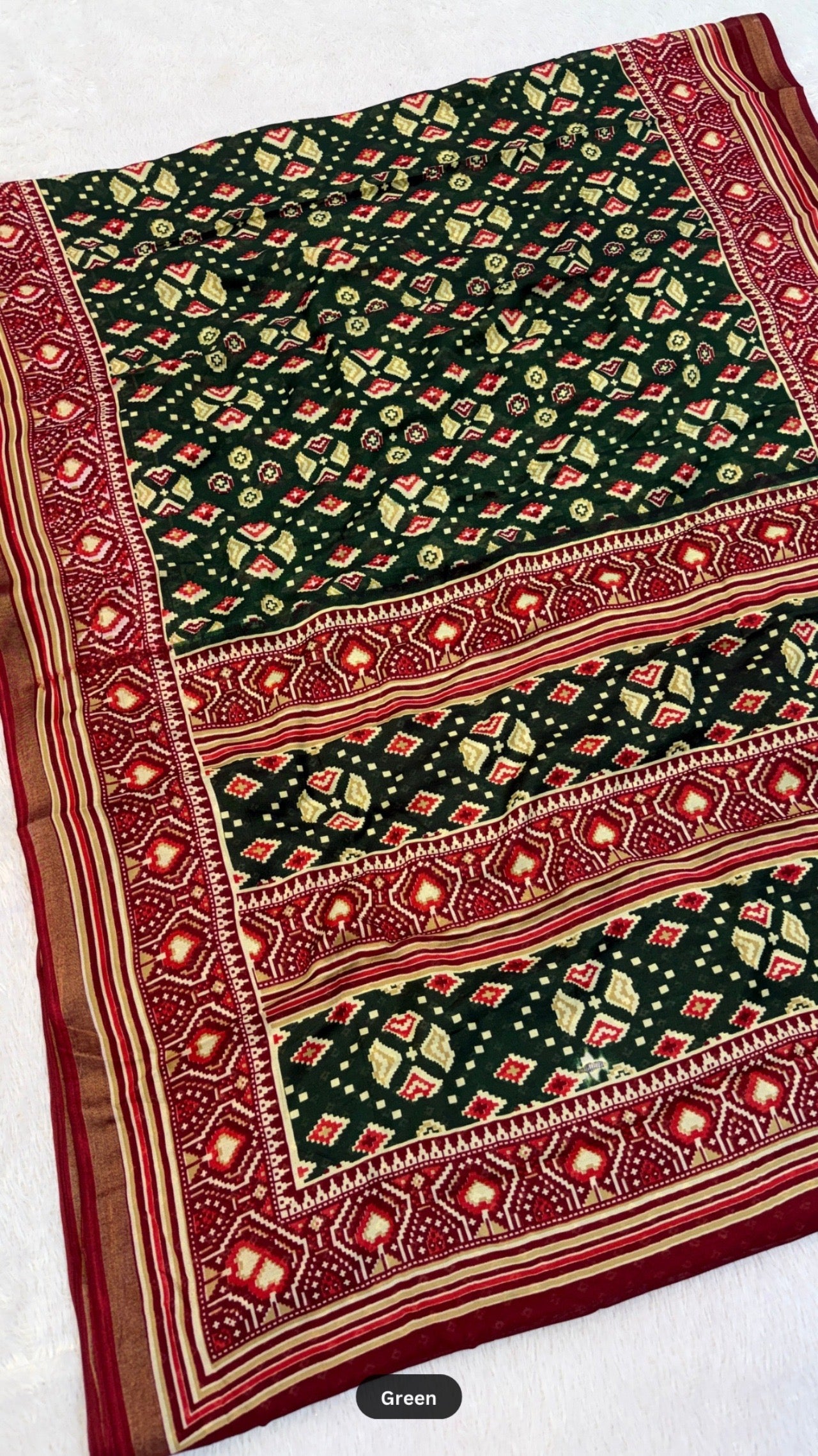 Ikkat Patola X Mul Cotten Saree