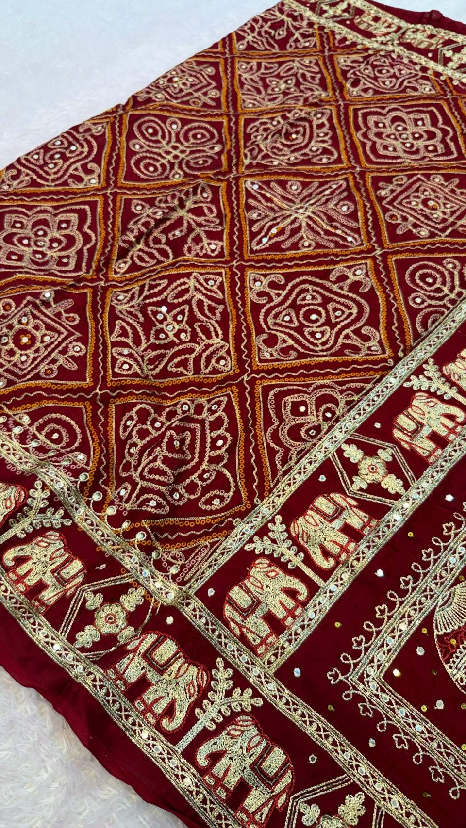 Traditional Gharchola Saree - 3026
