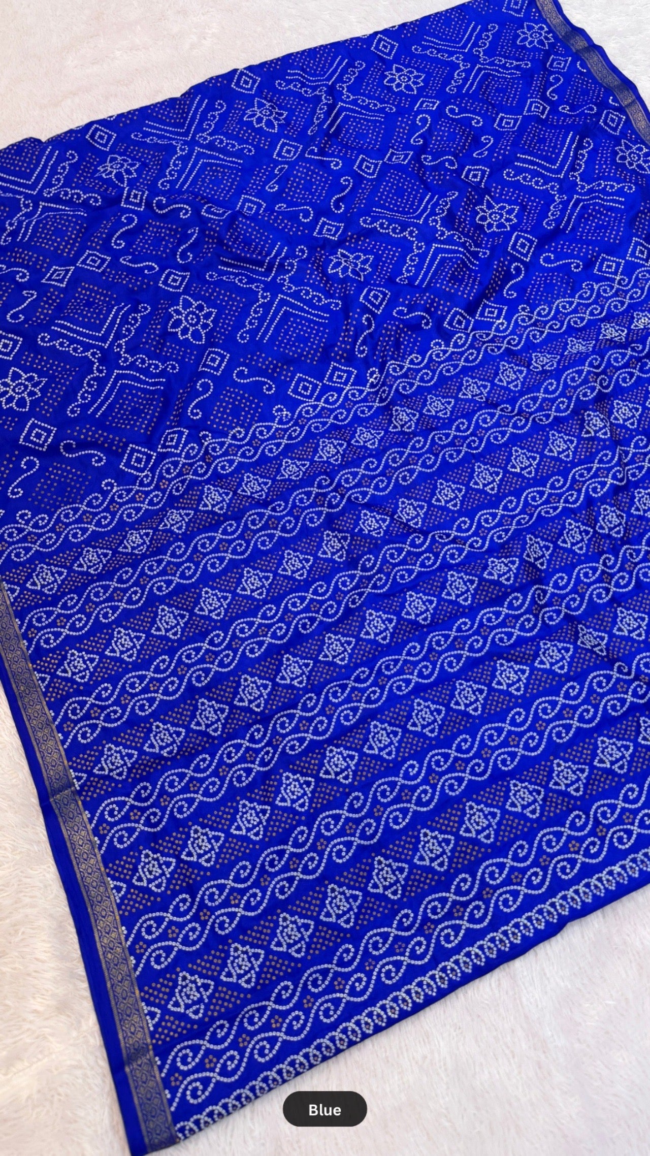 Art Silk Shikari Bandhani Saree