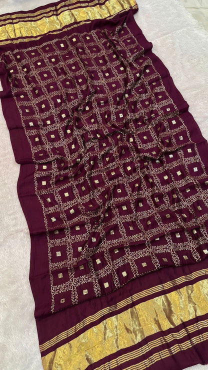 Sequence Work Duppta with Lagadi Patta (ONE DAY SALE)