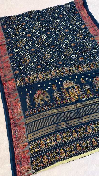 Gharchola Bandhej Rajawadi Saree VOL.2